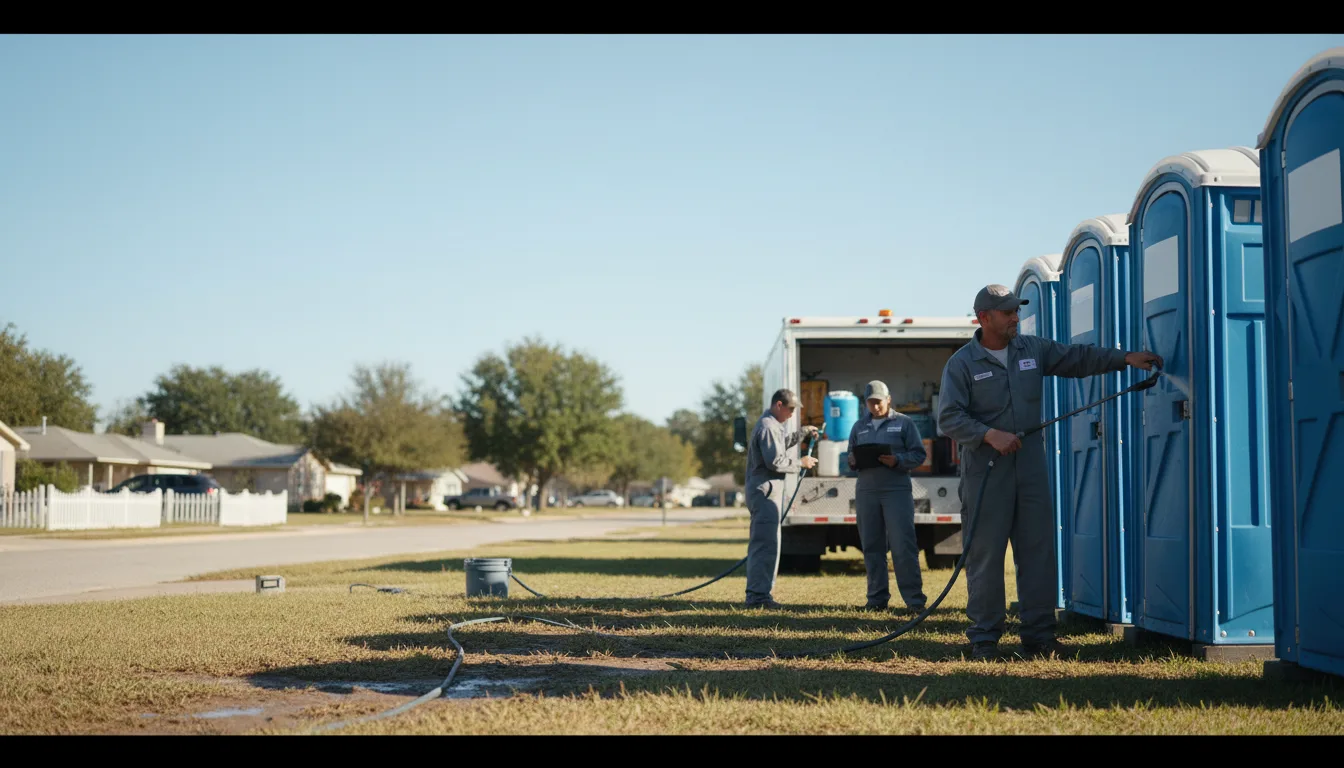 Long-Term Portable Toilet Rental in Cameron, LA near me